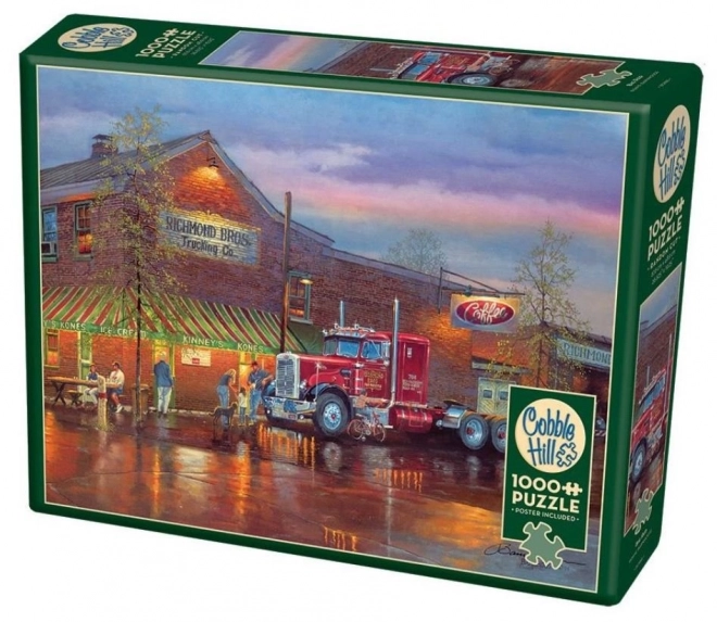 Cobble Hill Red Truck Puzzle 1000 Pieces