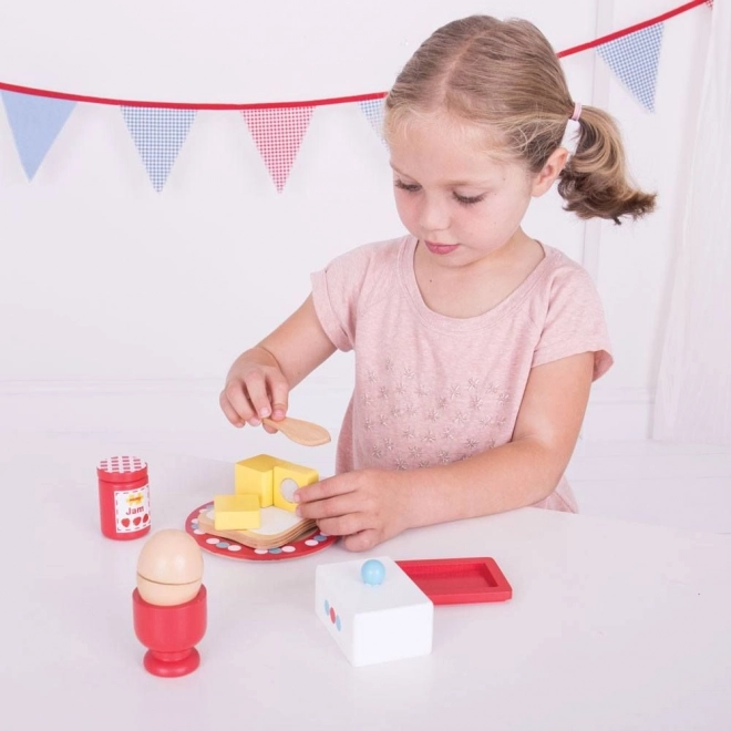 Wooden Breakfast Set by Bigjigs Toys