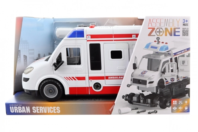 Battery Operated Screwable Ambulance Toy