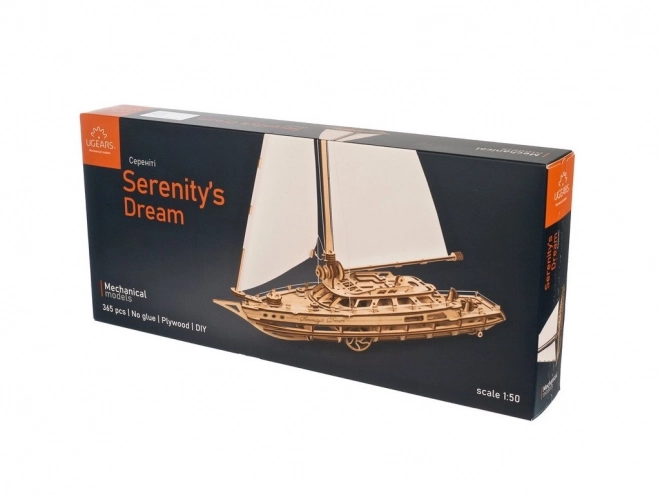 3D Wooden Mechanical Puzzle Yacht Serenity's Dream