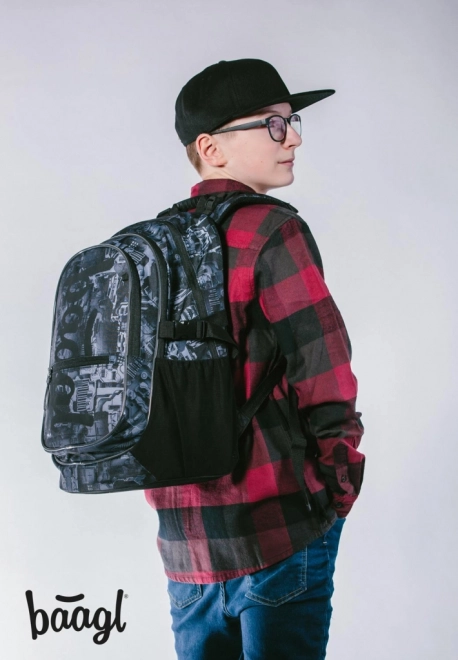 BAAGL School Backpack Core Technic