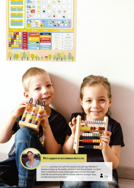 Wooden Counting Blocks