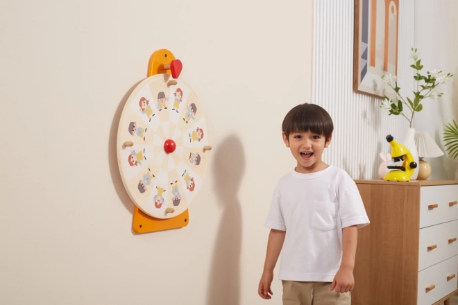 Wooden Wall Game Facial Expressions