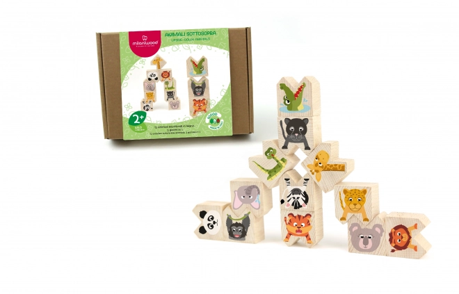 Milaniwood Wooden Balancing Wild Animals Game