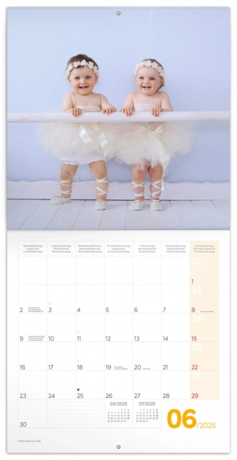 Notique Baby Calendar by Věra Zlevorová 2025