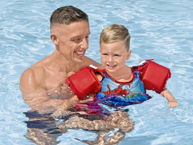 Swimming Vest with Arm Bands Spider-Man Ages 3-6