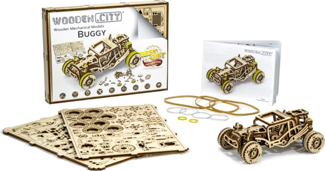 Holz-3D-Puzzle Auto Buggy