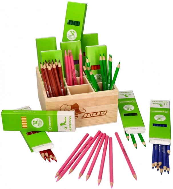 Supersticks Classic Set in Wooden Box, 144 pcs