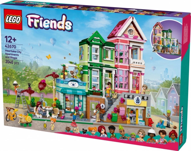Lego Friends városi lakások és üzletek Heartlake-ben