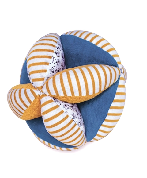 Textile Activity Ball with Bee Rattle