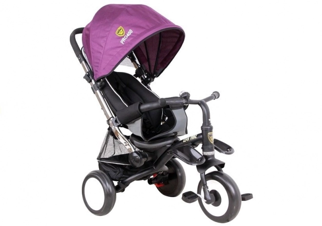 Purple Multifunctional Kids Tricycle