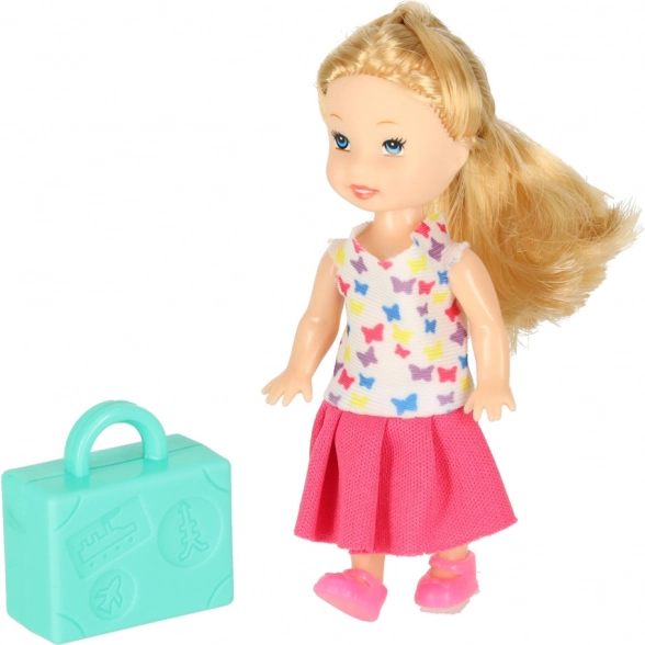 Aereo per bambole 2 in 1 con accessori rosa