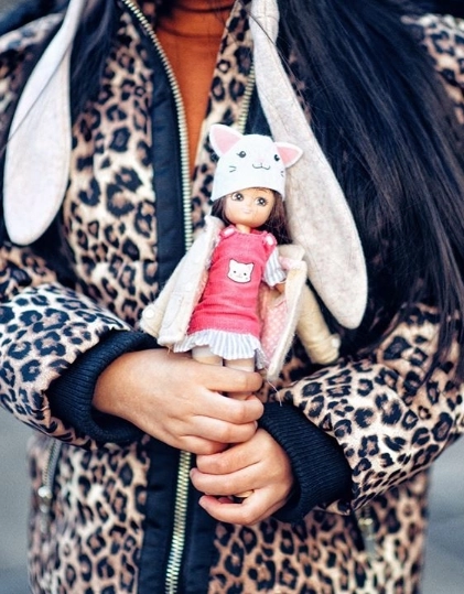 Lottie Doll with Cat Hat and Glasses