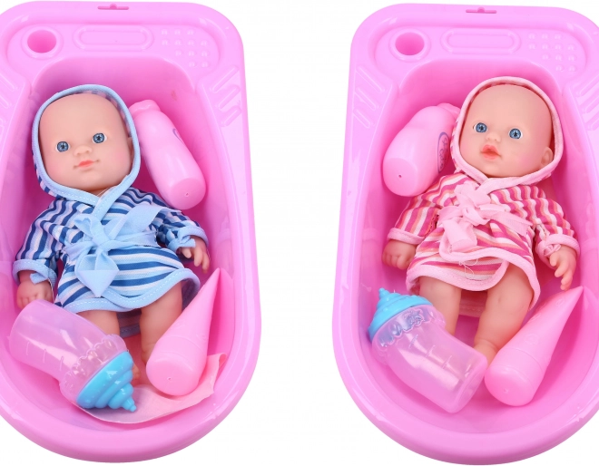 Baby Doll with Bath Tub