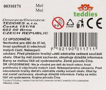 Rycerski plastikowy miecz 72 cm