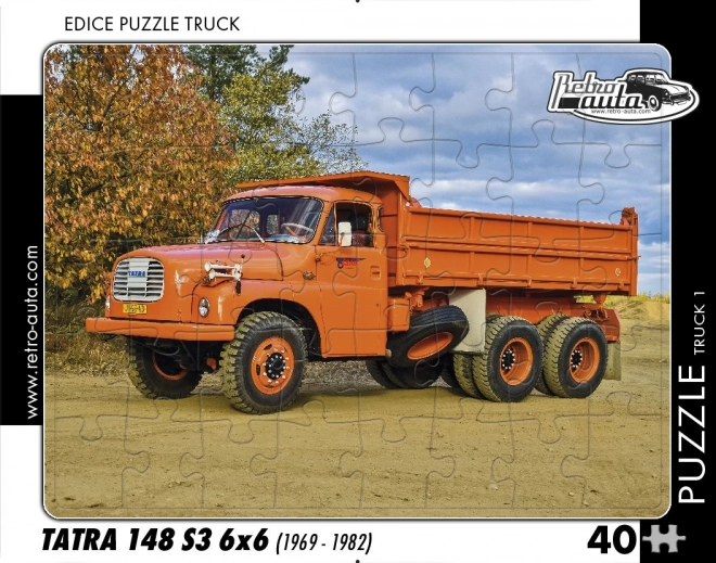 Retro Cars Puzzle Tatra 148 Truck