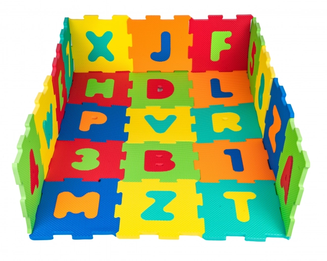 Colorful Soft Foam Play Mat with Numbers and Letters