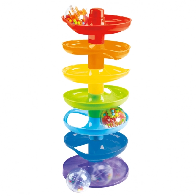 Rainbow Spiral Toy with Balls