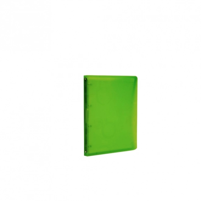 Spiral Notebook A4 with 4 Ring Binder Green