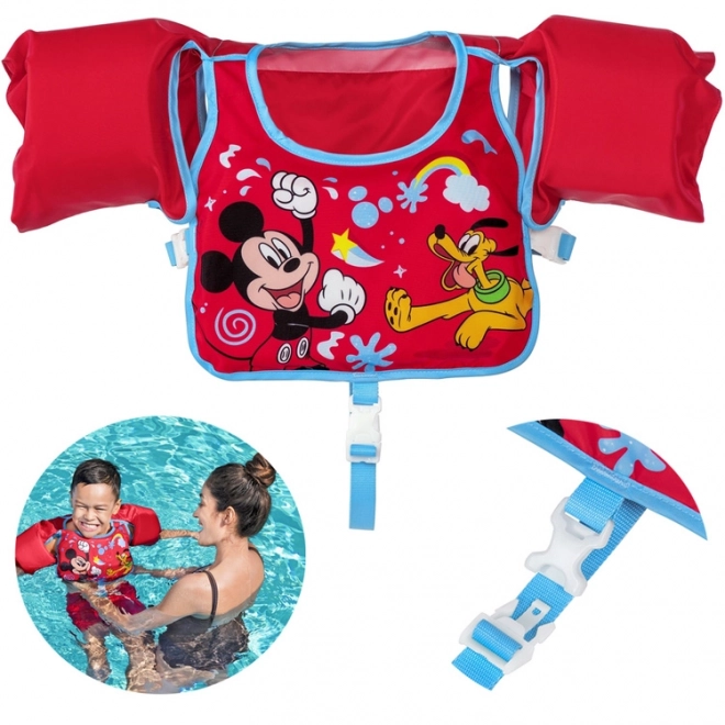 Bestway Swimming Vest with Armbands for Kids - Mickey Mouse