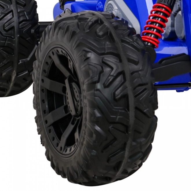 Lucky Seven battery quad Blue + EVA wheels + Slow Start + LED + MP3 USB