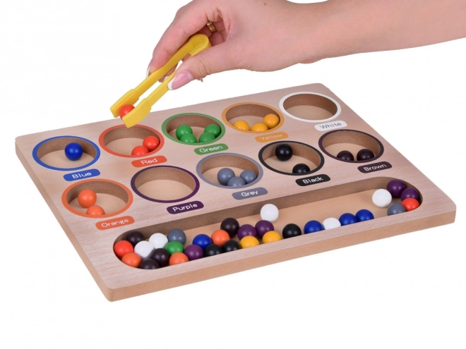 Montessori Colorful Beads Mosaic Puzzle