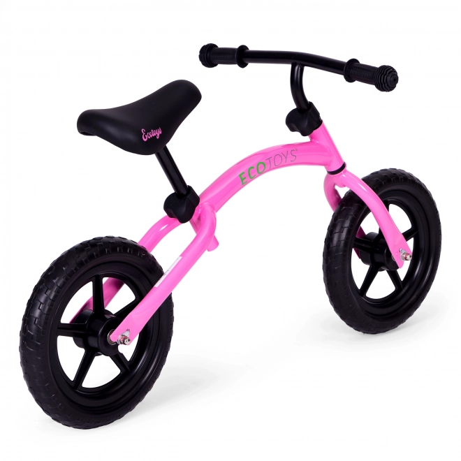 Children's Balance Bike with EVA Wheels - Pink