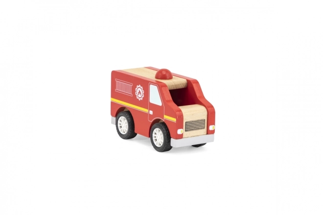 Wooden Fire Truck Toy