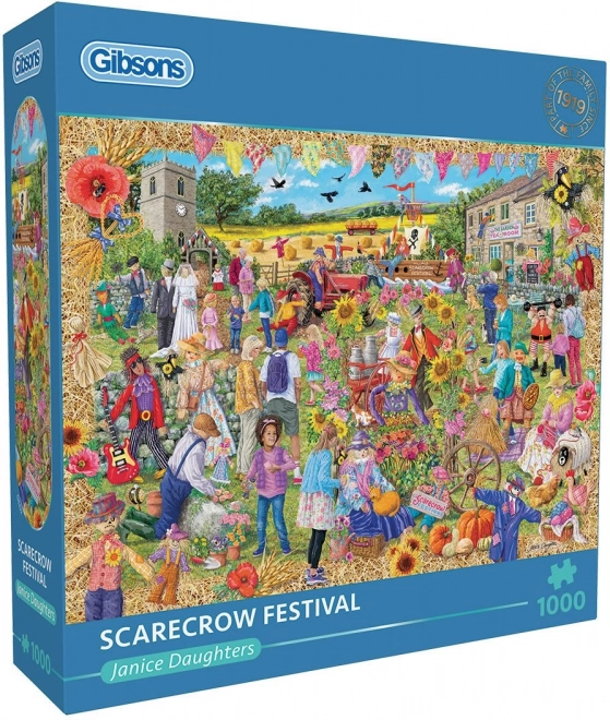 Gibsons jigsaw puzzle scarecrow festival 1000 pieces