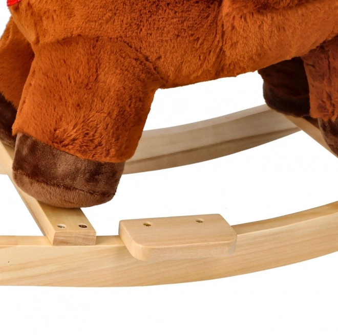 Brown Rocking Horse with Seat