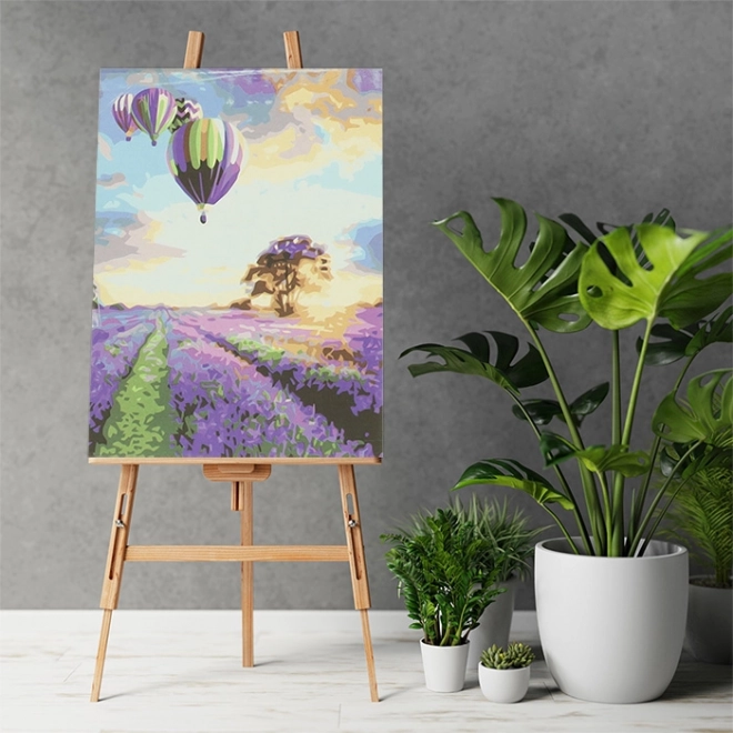 Paint by Numbers Lavender Field Canvas