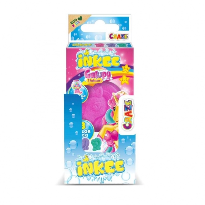 Inkee scented bath bomb mini pack unicorn