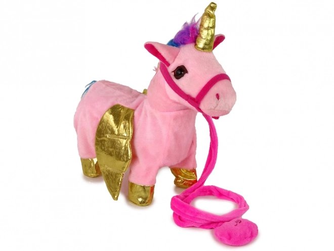 Interactive Pink Pony with Golden Wings