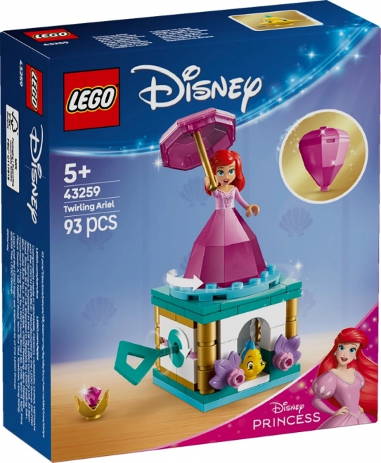 Spinning Ariel The Little Mermaid Lego Set