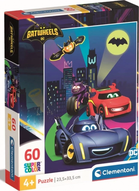 Clementoni Puzzle Batwheels 60 Pieces