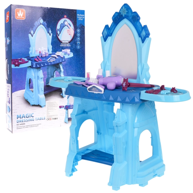 Blue Princess Vanity with Accessories