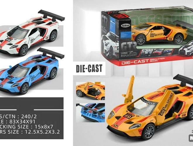 Metallspielzeugauto mit Rückziehfunktion