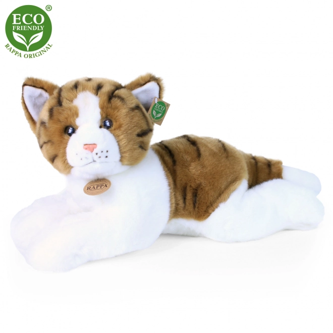 Plush Lying Cat 50 cm Eco-Friendly