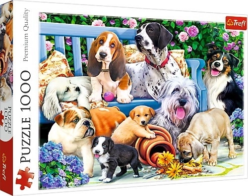 Trefl Puzzle Dogs in the Garden 1000 Pieces