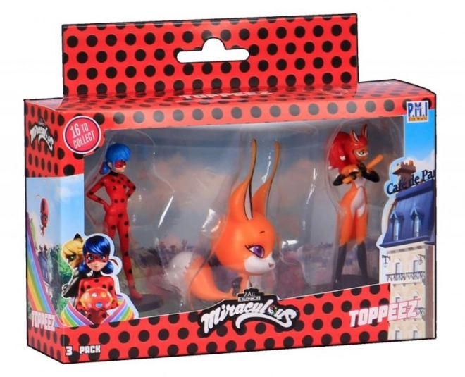 Miraculous: Ladybug and Cat Noir Stamp Figures Set