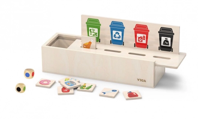 Wooden Sorting Garbage Puzzle for Kids