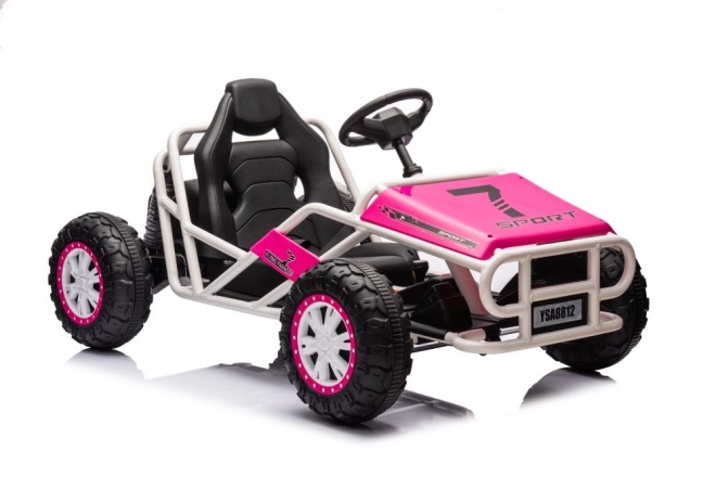 Electric Buggy Car Pink 24V