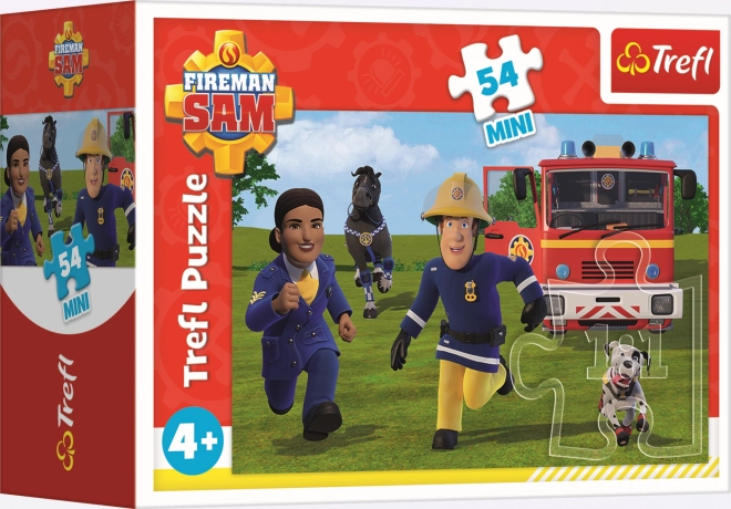 Trefl Mini Puzzle Fireman Sam Ready for Action