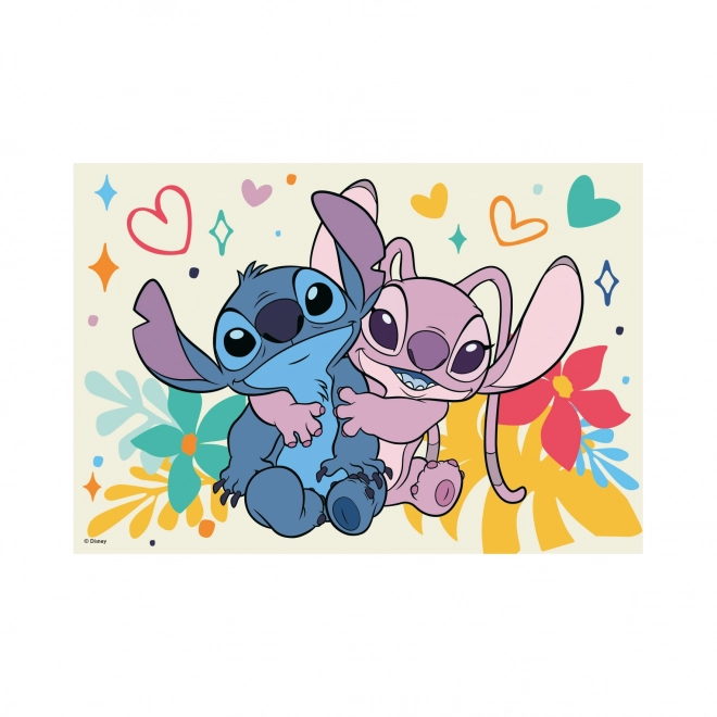 Stitch and Angel Kids Puzzle 24 Pieces