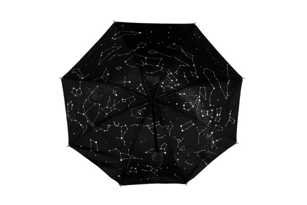 Silver Constellation Folding Umbrella for Adults