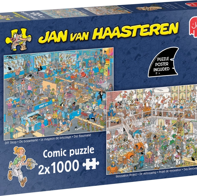 Puzzel Renovatie en Doe-het-zelf winkel 2x1000 stukjes