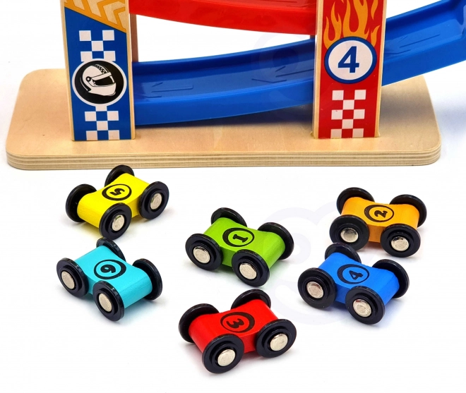 Tooky Toy Barevná skluzavka pro auta