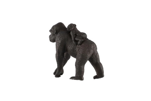 Mountain Gorilla with Baby Toy Figure