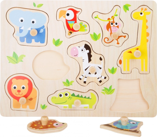 Small Foot Wooden Zoo Puzzle