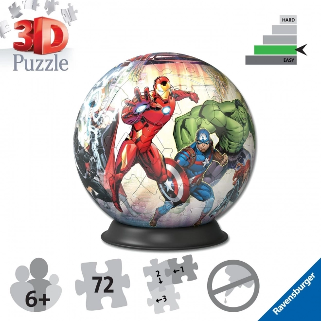 Ravensburger 3D Puzzleball Marvel: Avengers